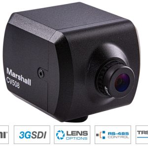 Marshall Electronics CV508 Micro POV Camera HDMI + 3GSDI, Incluye Tripie CVM-18