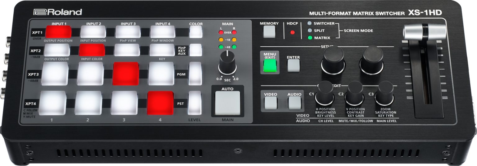 Roland XS-1HD Switcher Mezclador de Matriz Multiformato HDMI – DVPRO