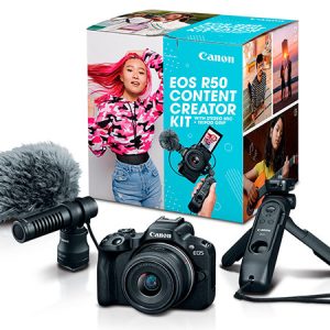 Cámara Mirrorless Canon EOS R50 Content Creator Kit