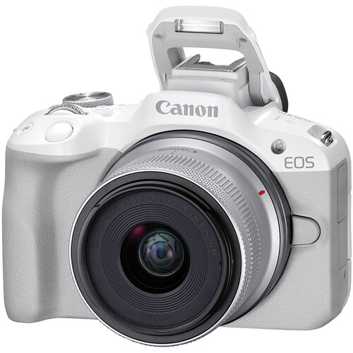 Cámara Mirrorless Canon EOS R50 RF-S 18-45mm F4.5-6.3 IS STM (White) - Imagen 3